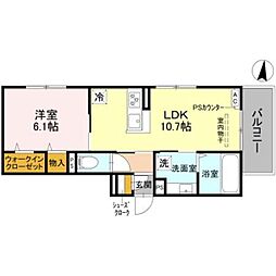 間取図画像 1LDK