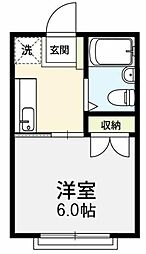 SESSION 1Kの間取図画像