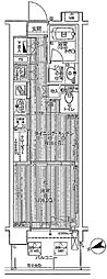 レヴィールつつじヶ丘 1DKの間取図画像