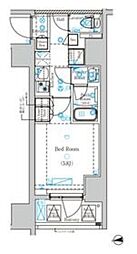 ＤＩＰＳ亀有駅前 7階1Kの間取り