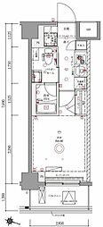 川口市西青木3丁目マンション 1Kの間取図画像
