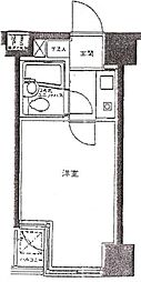 クリオ入谷壱番館 1Kの間取図画像