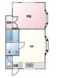 間取図画像 1DK
