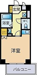 フォーラム薬大前 ワンルームの間取図画像