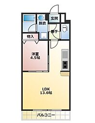 間取図画像 1LDK