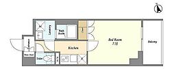 OPENBLOOM綾瀬 1Kの間取図画像