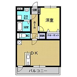 ラピュタ.S 1LDKの間取図画像