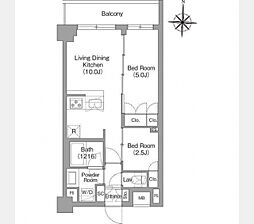 BPRレジデンス大島 1階/109