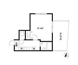 アーバンヒルズ新井薬師 101 1階1Kの間取り