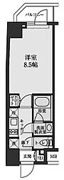 S-RESIDENCE清澄白河 1Kの間取図画像