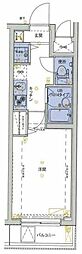GENOVIAHILLS西馬込Rosso 1Kの間取図画像