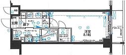 ステージファースト錦糸町アジールコート 1Kの間取図画像