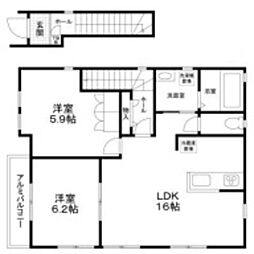 フォレストメゾンM 2LDKの間取図画像