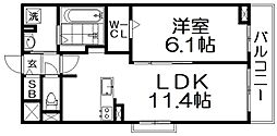 間取図画像 1LDK