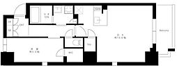文京区本郷3丁目マンション 1LDKの間取図画像