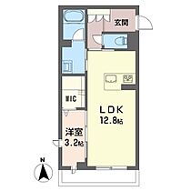 クレストウッドIII 00205 ｜ 栃木県佐野市寺中町2418-1（賃貸アパート1LDK・2階・43.35㎡） その2