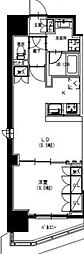 S-RESIDENCEHIKIFUNE 1LDKの間取図画像