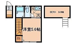 バーミープレイス阿佐ヶ谷2 1Kの間取図画像