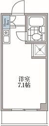 PARKTERRACE相模原 ワンルームの間取図画像