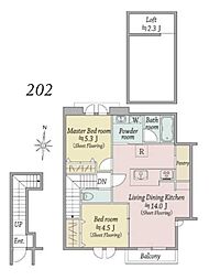 Windsor CourtSouth 2LDKの間取図画像