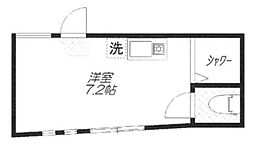 アーバンプレイス高田馬場11・B ワンルームの間取図画像