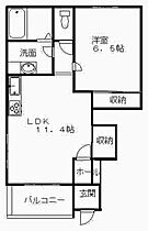 ブロッサム・Ｍ 103 ｜ 福岡県久留米市三潴町草場103-4（賃貸アパート1LDK・1階・44.62㎡） その2