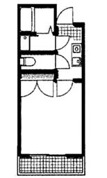 ロジェ高井戸弐番館 1Kの間取図画像