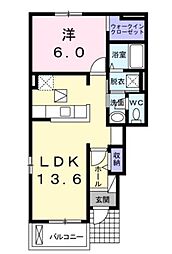 グリシーヌヒルA 1階
