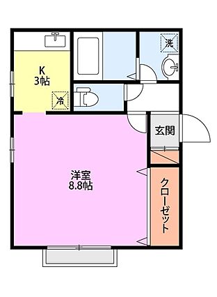 メゾンドラブリーズE_間取り_0