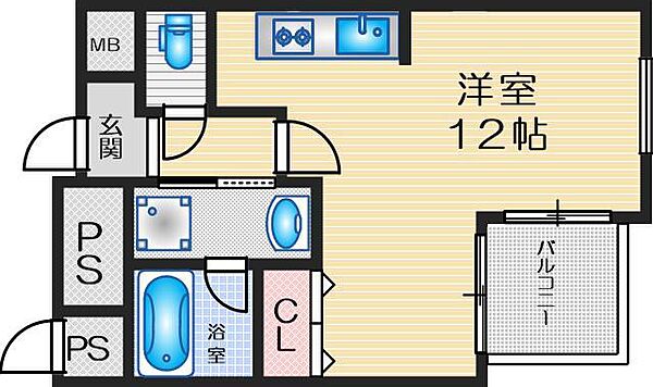 ハイムタケダＴ-9 ｜大阪府吹田市豊津町(賃貸マンション1R・8階・30.78㎡)の写真 その2