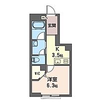 カーサ　セイント 00105 ｜ 神奈川県大和市中央林間４丁目25-15（賃貸マンション1K・1階・28.25㎡） その2