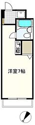 ヴィレッジハウス千葉南A ワンルームの間取図画像