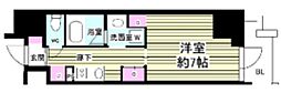MYRIARESIDENCE根岸柳通り 1Kの間取図画像
