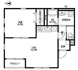 間取図画像 1LDK