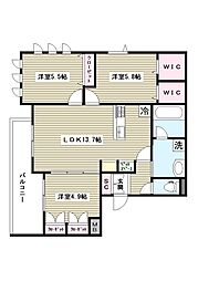 間取図画像 3LDK