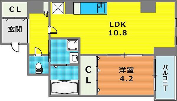 WELLBEAR新神戸 301｜兵庫県神戸市中央区熊内町４丁目(賃貸マンション1LDK・3階・39.57㎡)の写真 その2