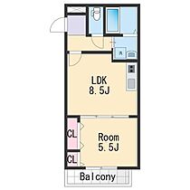 フジパレス吹屋町ＷＥＳＴ  ｜ 和歌山県和歌山市吹屋町５丁目（賃貸アパート1LDK・3階・35.20㎡） その2