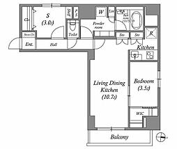 VALUE MAISON ryogoku(バリューメゾン両国) 1SLDKの間取図画像