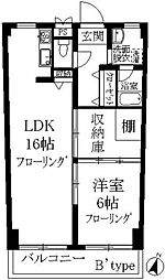 ANNEX住乃江 1SLDKの間取図画像
