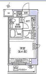 アイルイムーブル西日暮里 1Kの間取図画像