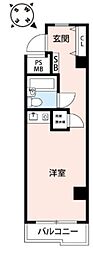 ベルパークシティ西新宿 ワンルームの間取図画像