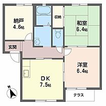 ディアス備長館 0102 ｜ 京都府長岡京市東神足２丁目15-16（賃貸アパート2SDK・1階・55.00㎡） その2