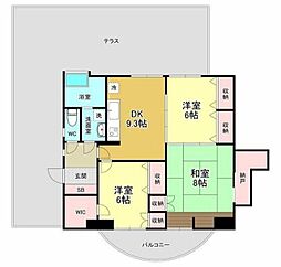藤美ハイツ 3SLDKの間取図画像