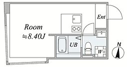 trias532 1DKの間取図画像