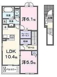 JR横浜線 橋本駅 バス24分 中の郷下車 徒歩5分 2階/-