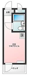 トップルーム品川 ワンルームの間取図画像