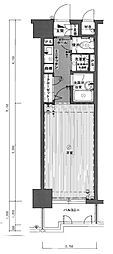 アンピールメゾン・九大前 1Kの間取図画像