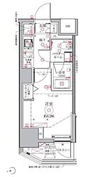 クレイシア川口 1Kの間取図画像