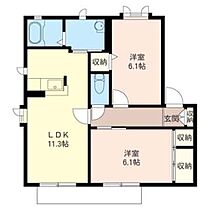 マーブルＡ 00102 ｜ 神奈川県中郡大磯町高麗１丁目8-40（賃貸アパート2LDK・1階・54.00㎡） その2