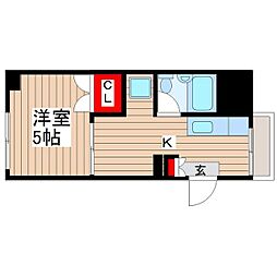 アーバンコート 1Kの間取図画像